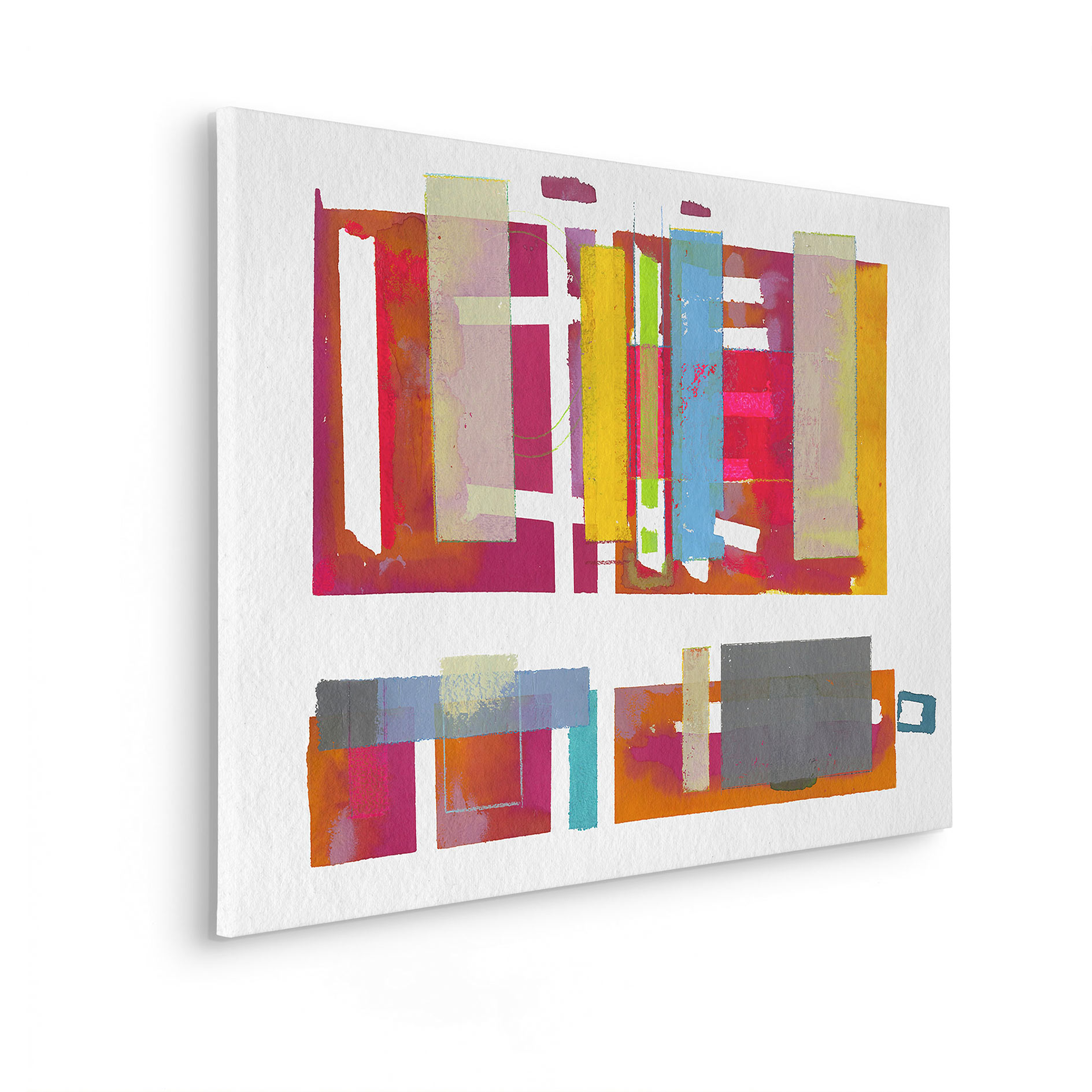 Keilrahmenbild CLARITY - bunt - 60x90 cm