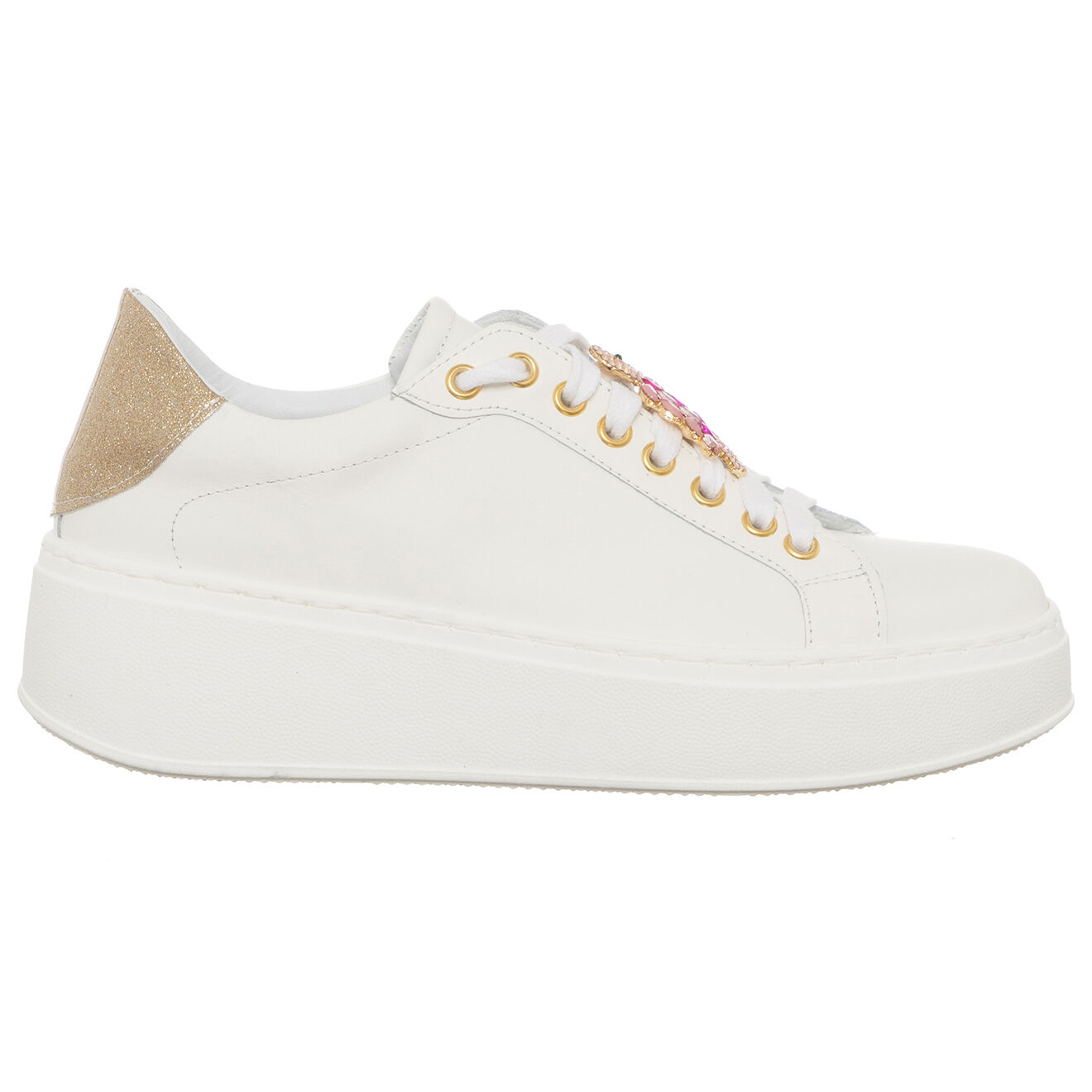 Loretta Pettinari Sneakers en Cuir Vito noires