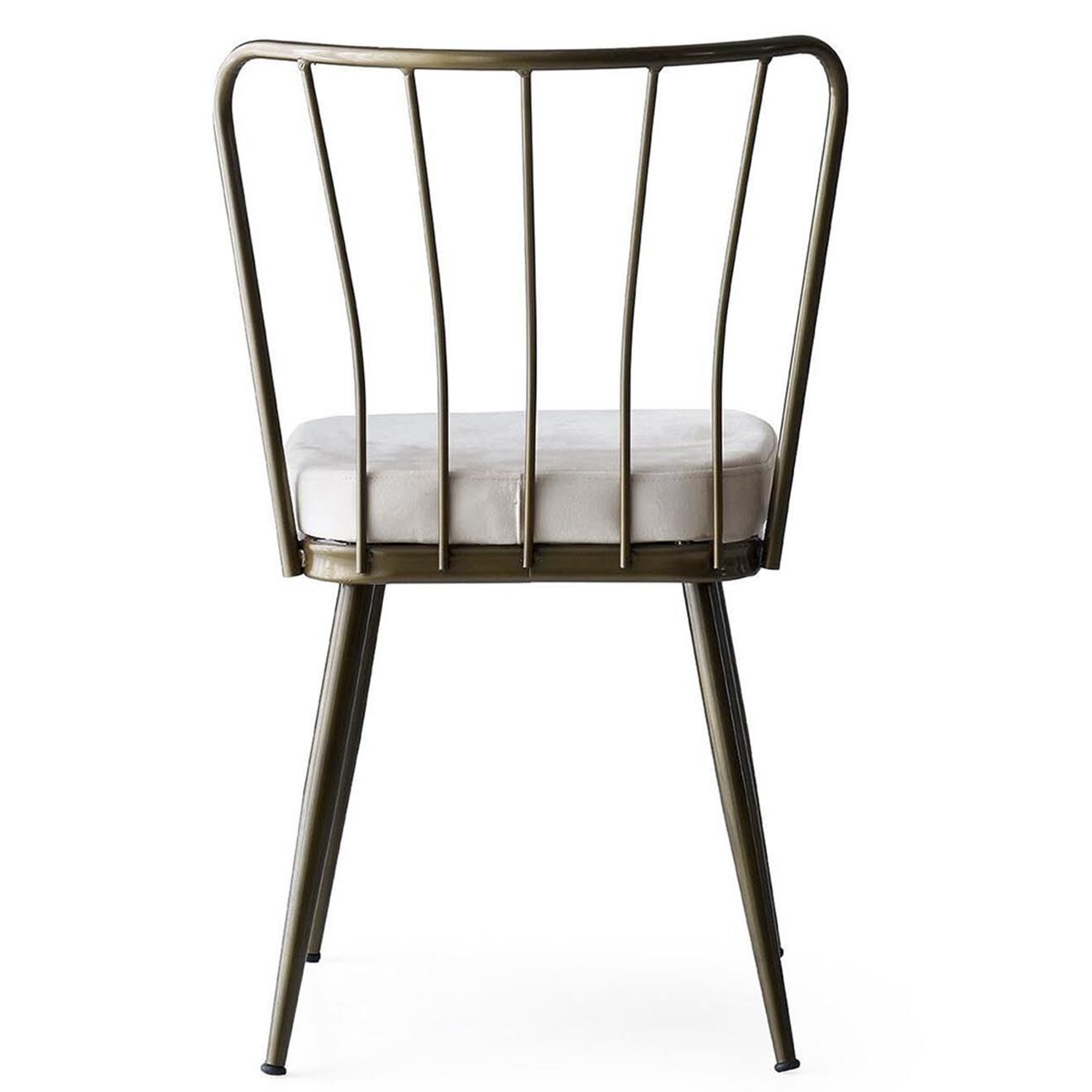 Homitis 2 Chaises Yildiz blanches - 43x82x42 cm