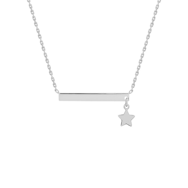 Collier Femme - Argent 925 - Longueur : 42 cm