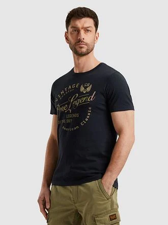 PME Legend T-Shirt Logo Artwork Navy PTSS2504596-5281 kopen