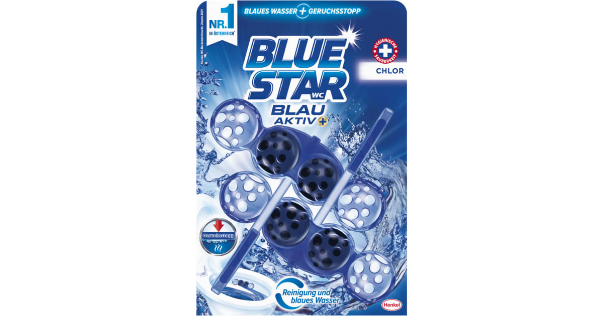 Blue Star Blau Aktiv Chlor 2er-Packung
