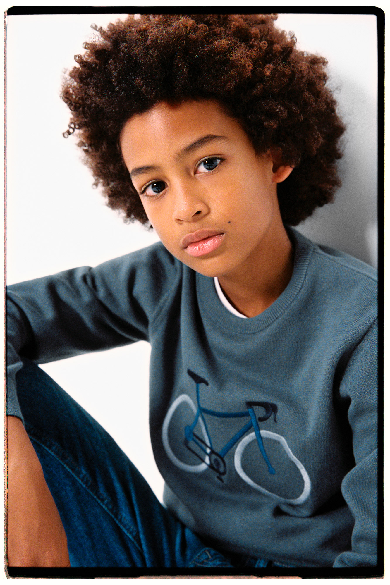 Camisa de ciclismo infantil