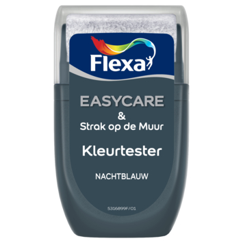 Flexa Strak op de muur Easycare kleurtester mat nachtblauw 30 ml