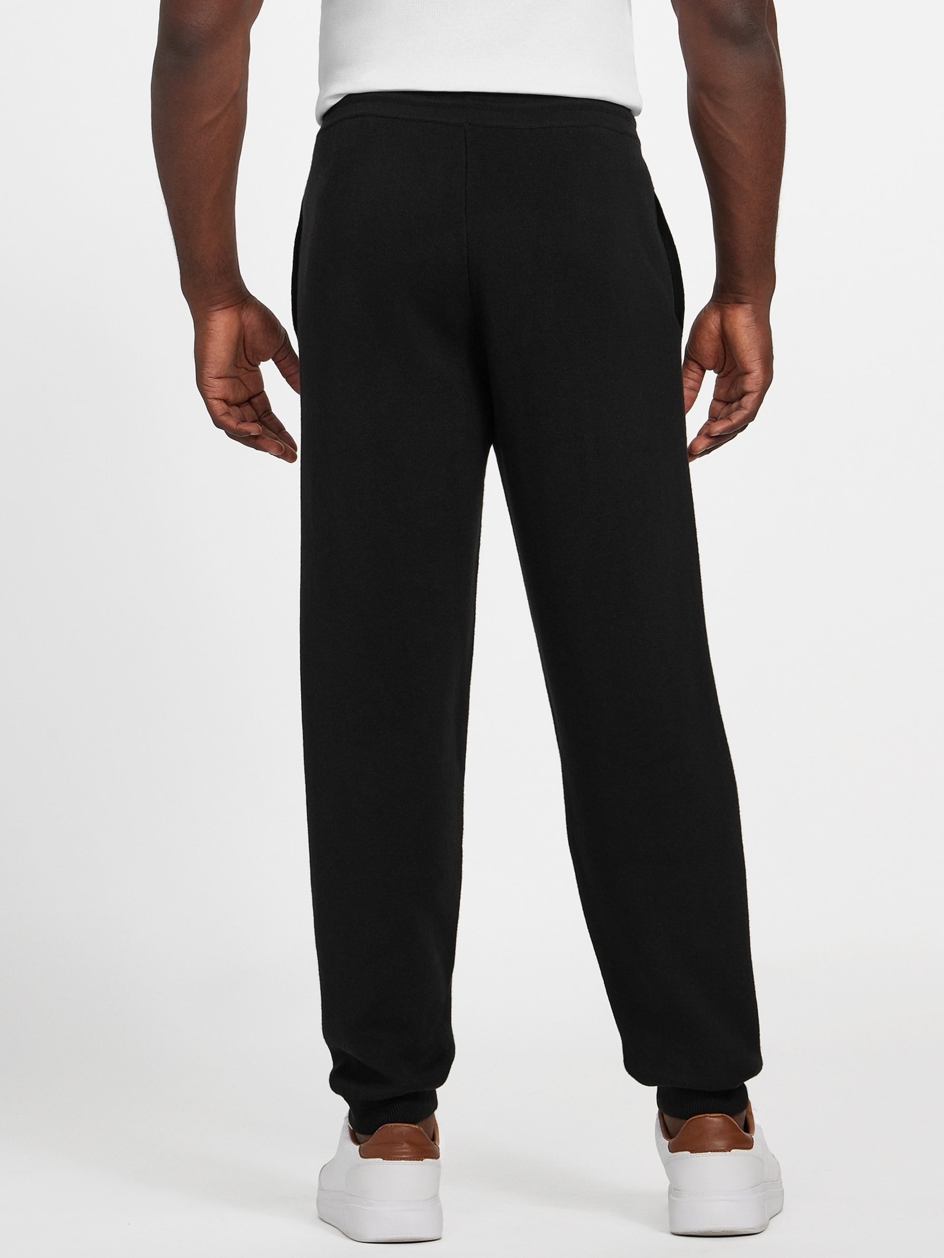 Calça Jogger com Punho em Tecido Yaki Terry
