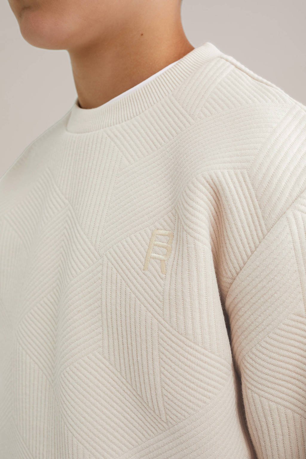 WE Fashion Blue Ridge sweater ecru