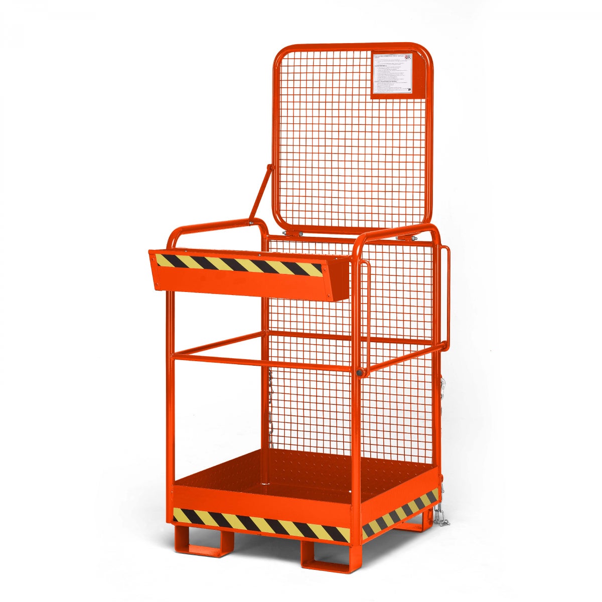 R+R Industriële Technologie Werkmand Type RAK-ONE 800x800x1900mm RAL 2004 Zuiver Oranje
