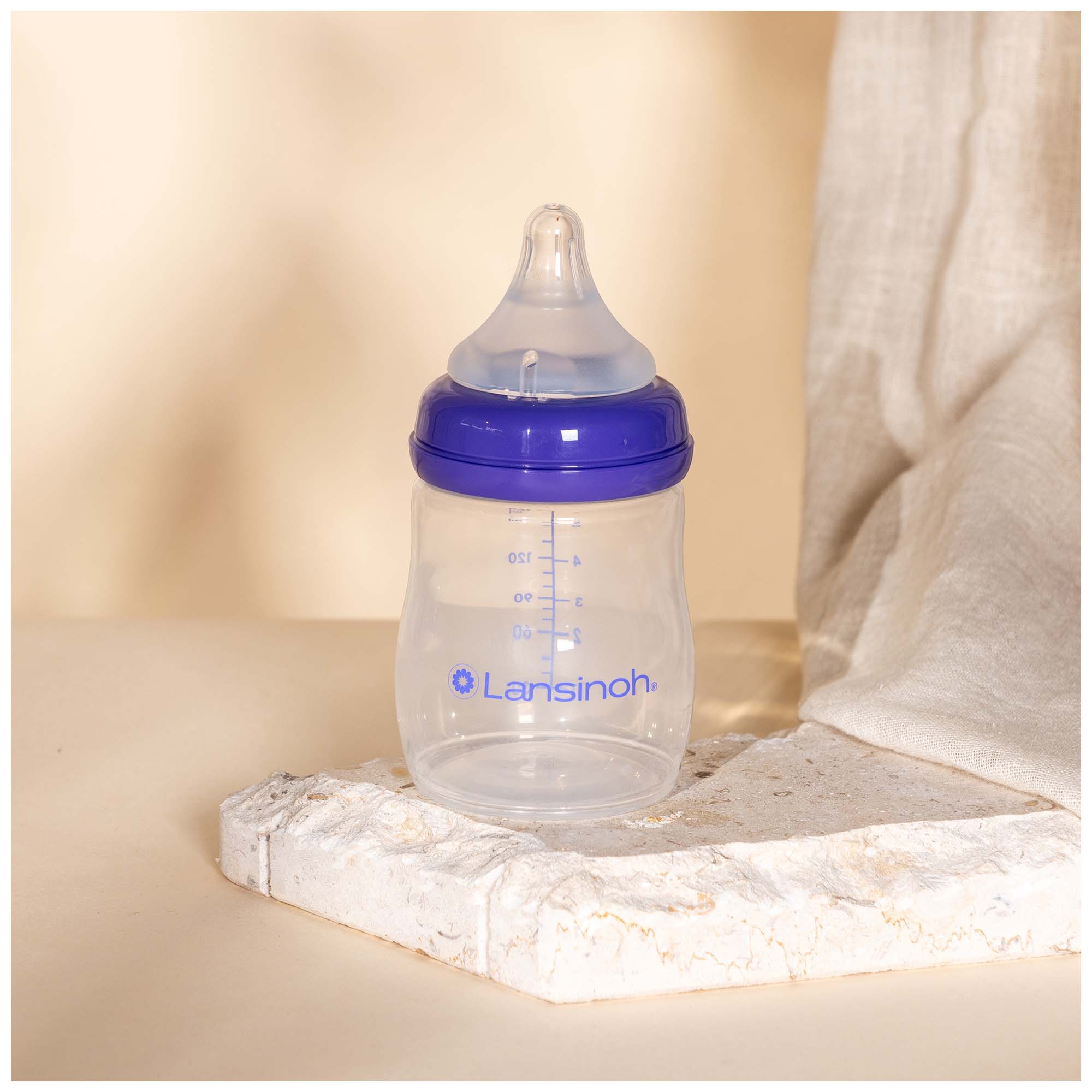 Lansinoh drinkfles Natural Wave 160ml naturel