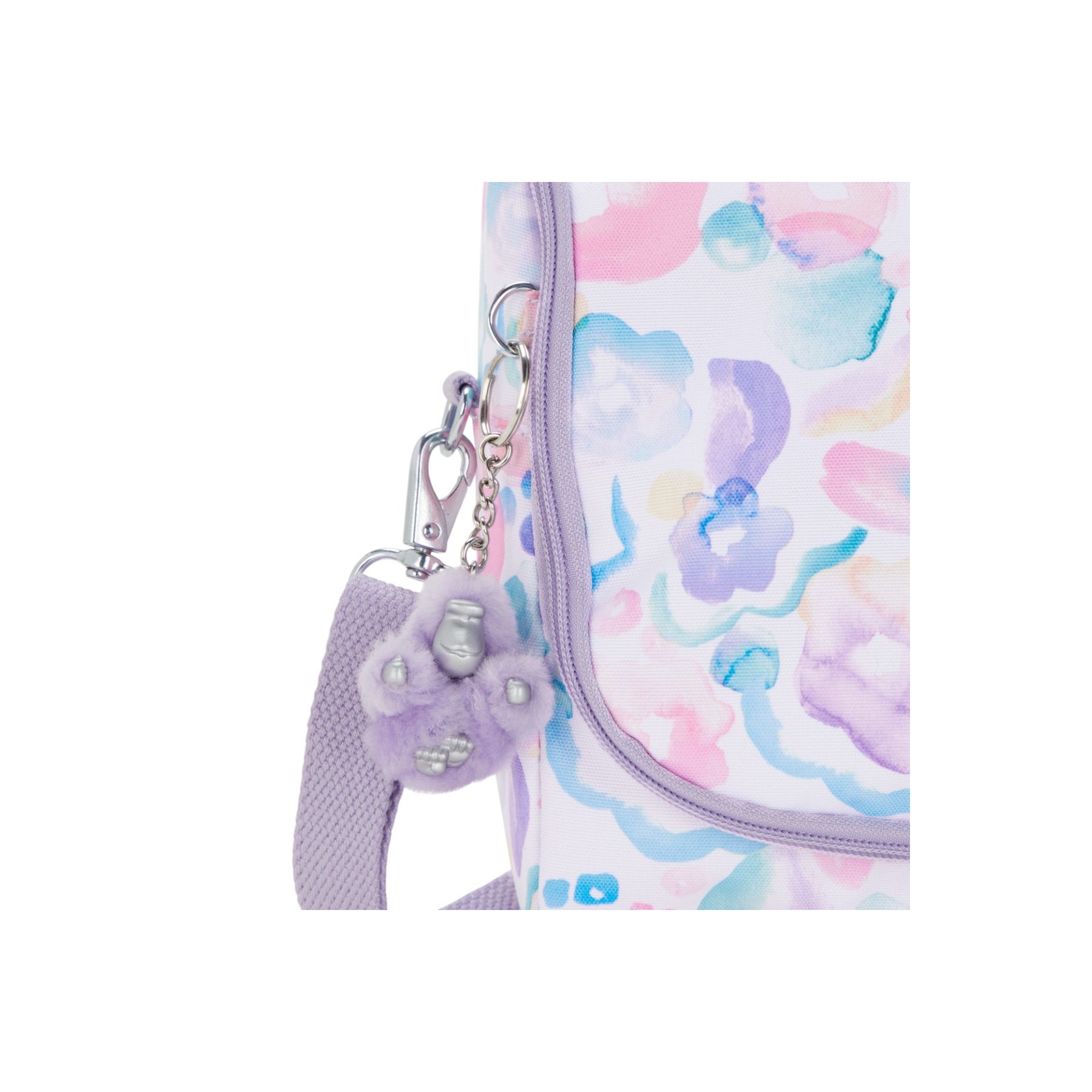NEW KICHIROU Grand Sac Repas Isotherme avec Manchon pour Valise - Aqua Flowers