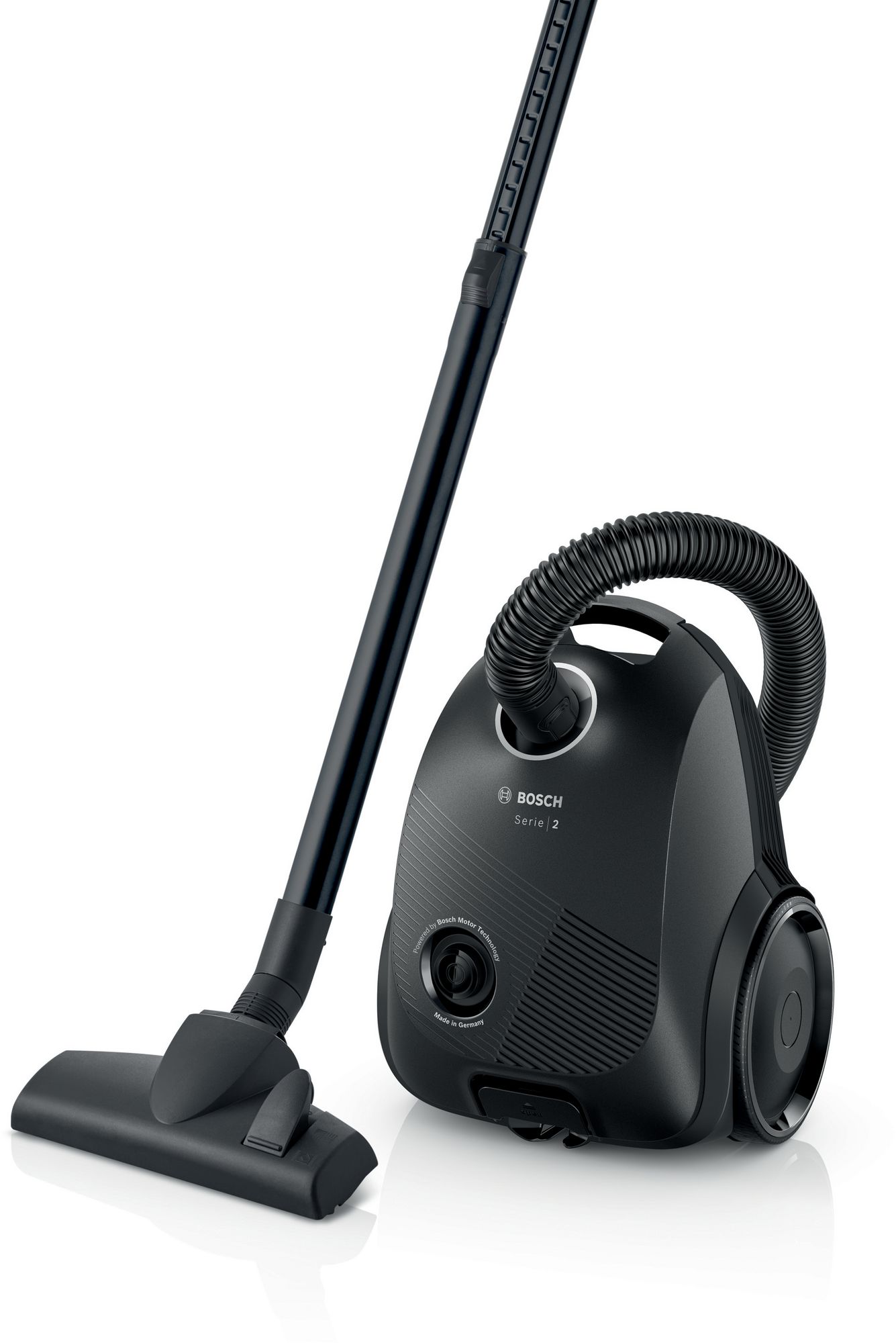 Aspirador de pó com saco Série 2, preto, BGBS2LB1