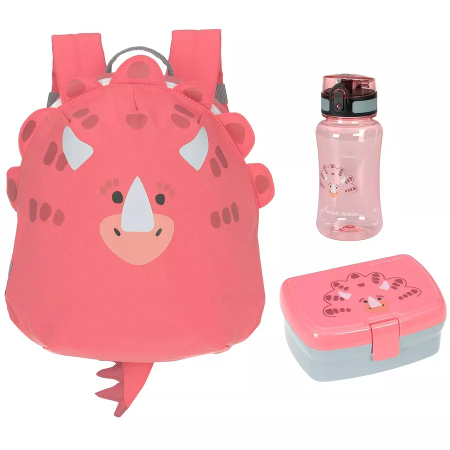 Lässig Kinderrucksack mit Brotdose & Trinkflasche About Friends pink