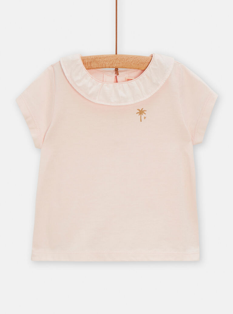 Brassière rose unie pour bébé fille