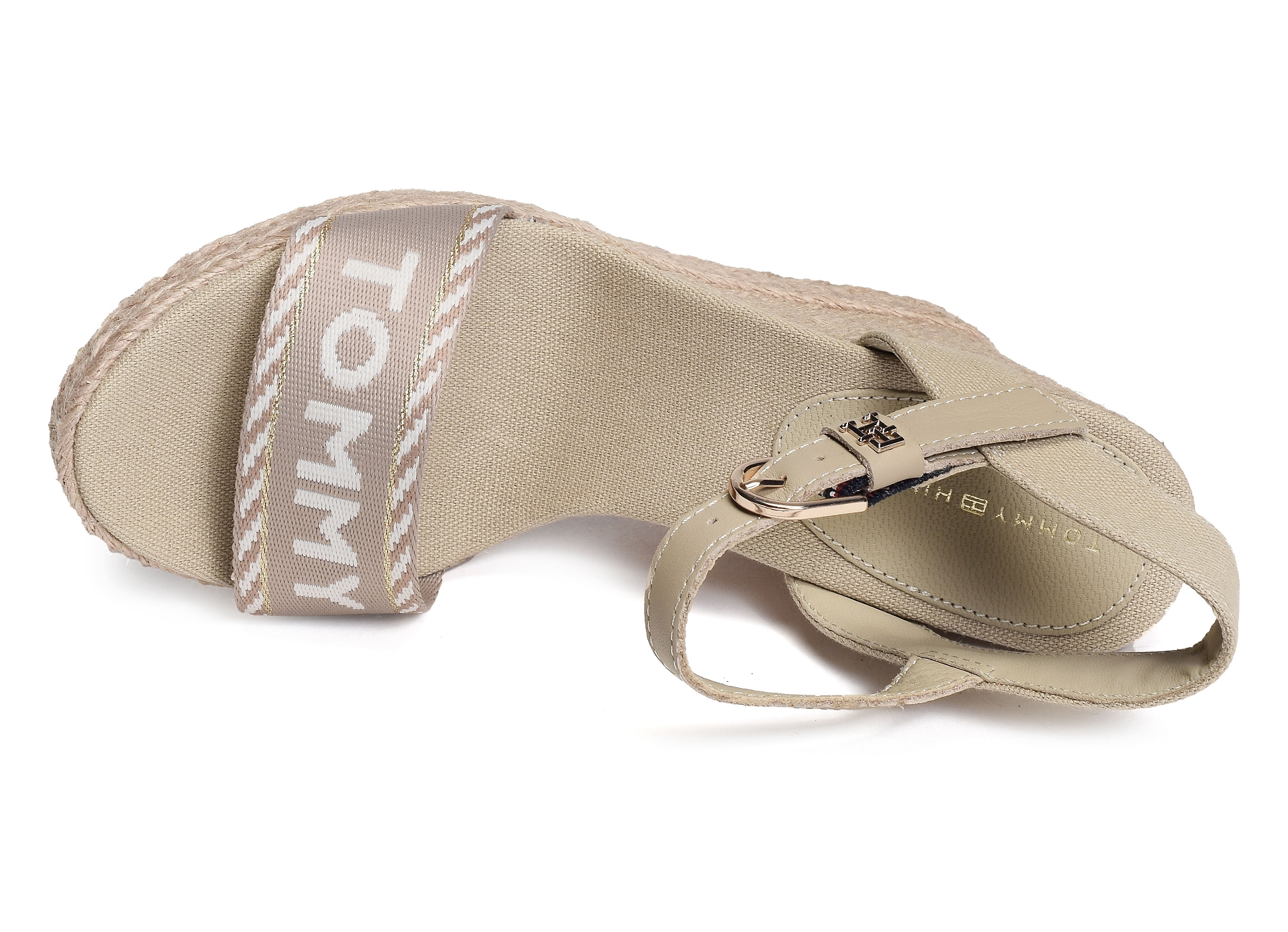 Seasonal webbing wedge 7088 beige