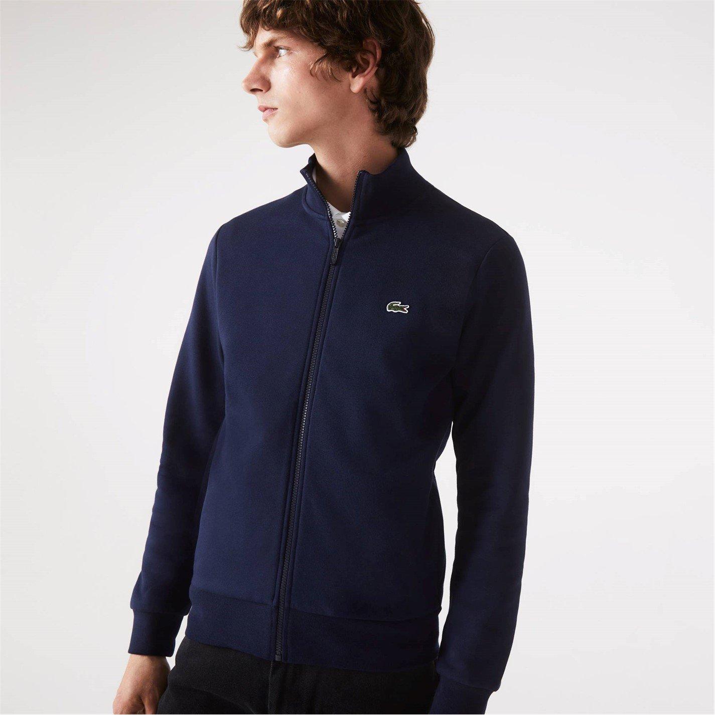 Lacoste Full Zip Funnel Sweatshirt