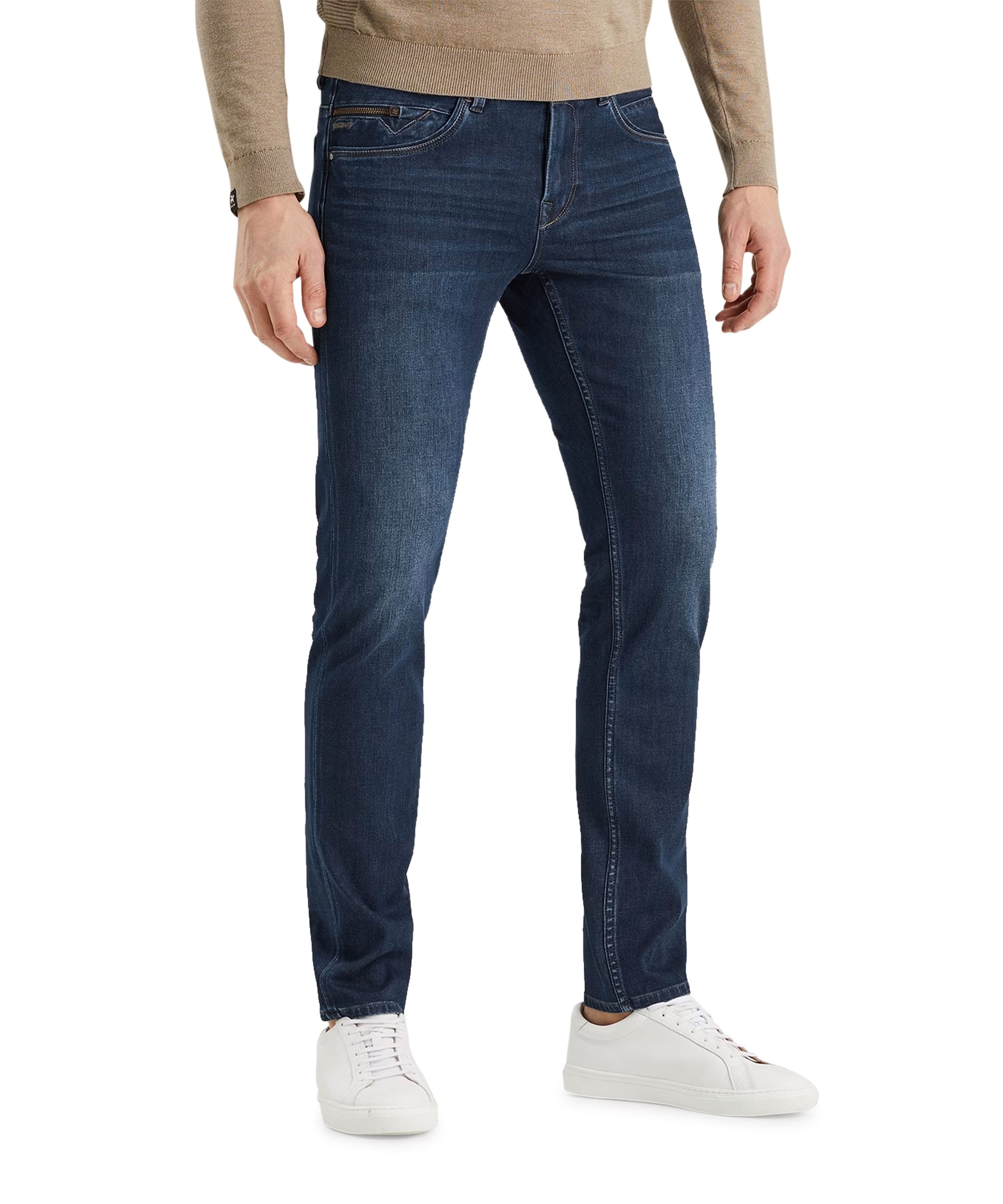 Vanguard V850 RIDER WASHED MID BLUE heren jeans blauw