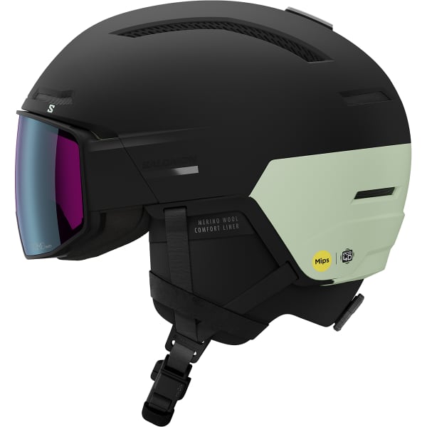 Casque de ski SALOMON DRIVER PRIME SIGPHOTO MIPS BLACK / WHITE MOSS