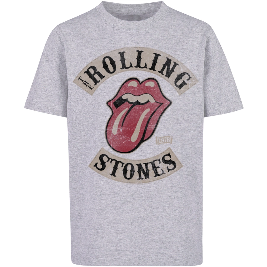 F4NT4STIC T-Shirt The Rolling Stones Rockband Tour '78 heather grey