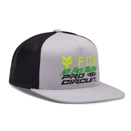 Casquette Fox FOX X PRO CIRCUIT SB HAT - Gris / Blanc