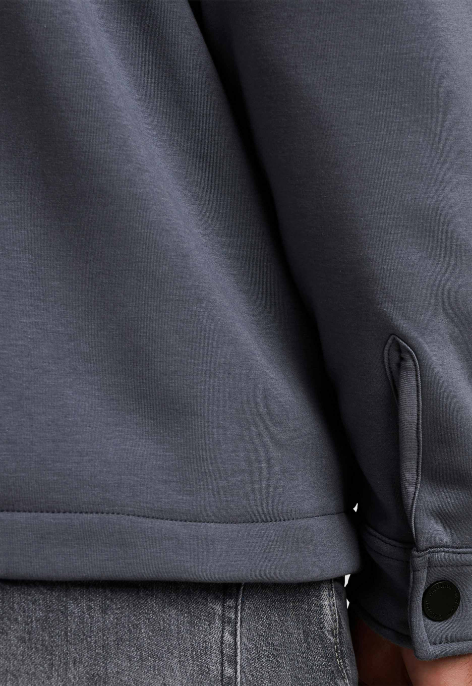 Cast Iron Button Interlock Jacket