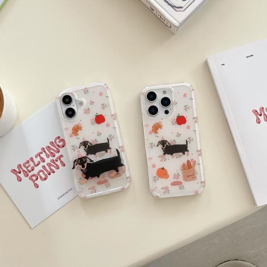 Rockit - Honden telefoonhoesje / standaard / set - iPhone 16 Pro Max / 16 Pro / 16 Plus / 16