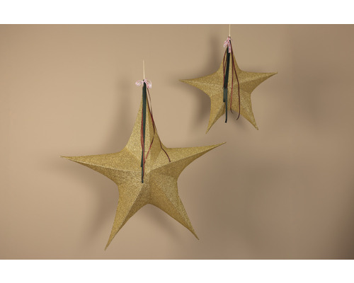 Decoratieve ster, goud, Ø 135 cm, goud