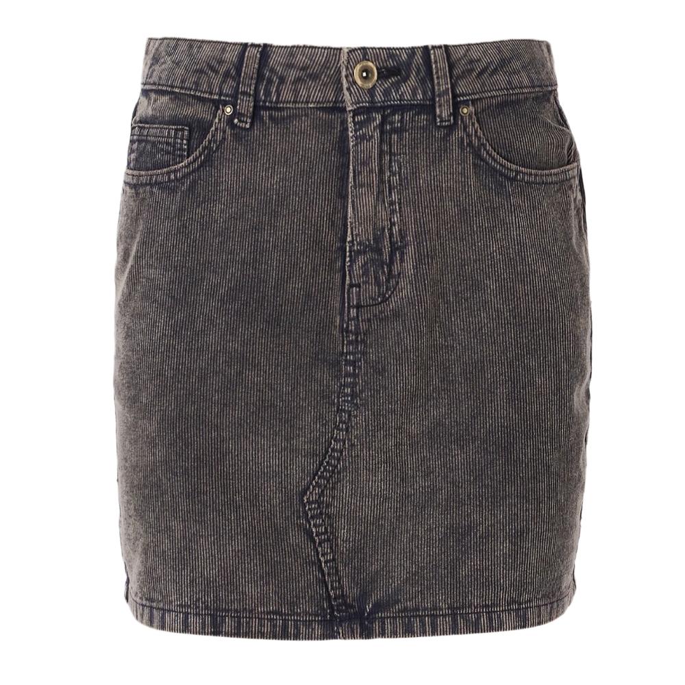 Only Jupe en velours Grise Femme Only Onlsky Mouna
