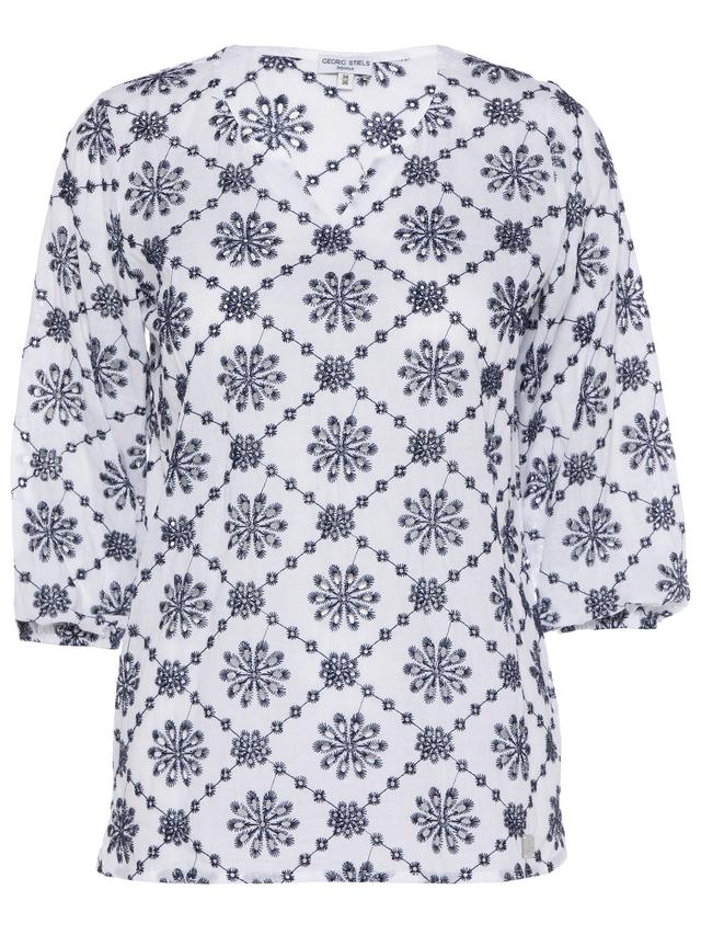 Bluse Alloverstickerei