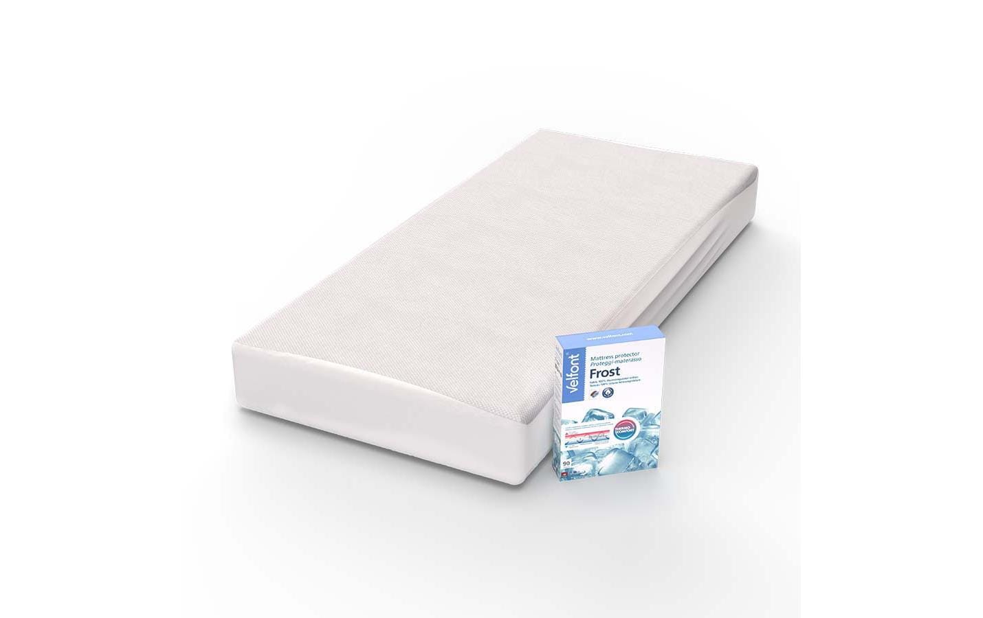 Fixmolton Frost 90 x 200 cm, Weiss<br>Thermoregulierender Matratzenschoner