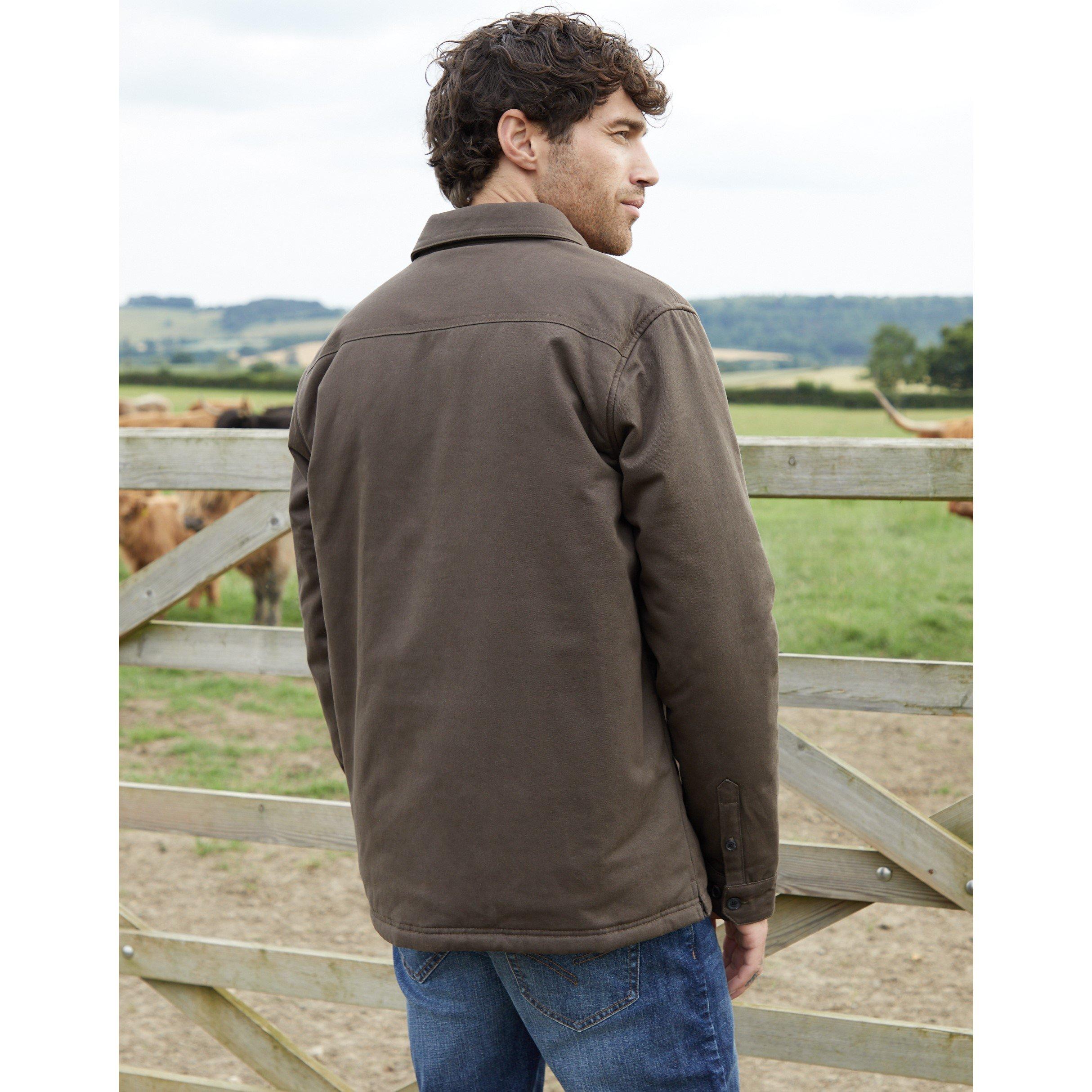 Threadbare TB Check Lined Shacket Mens