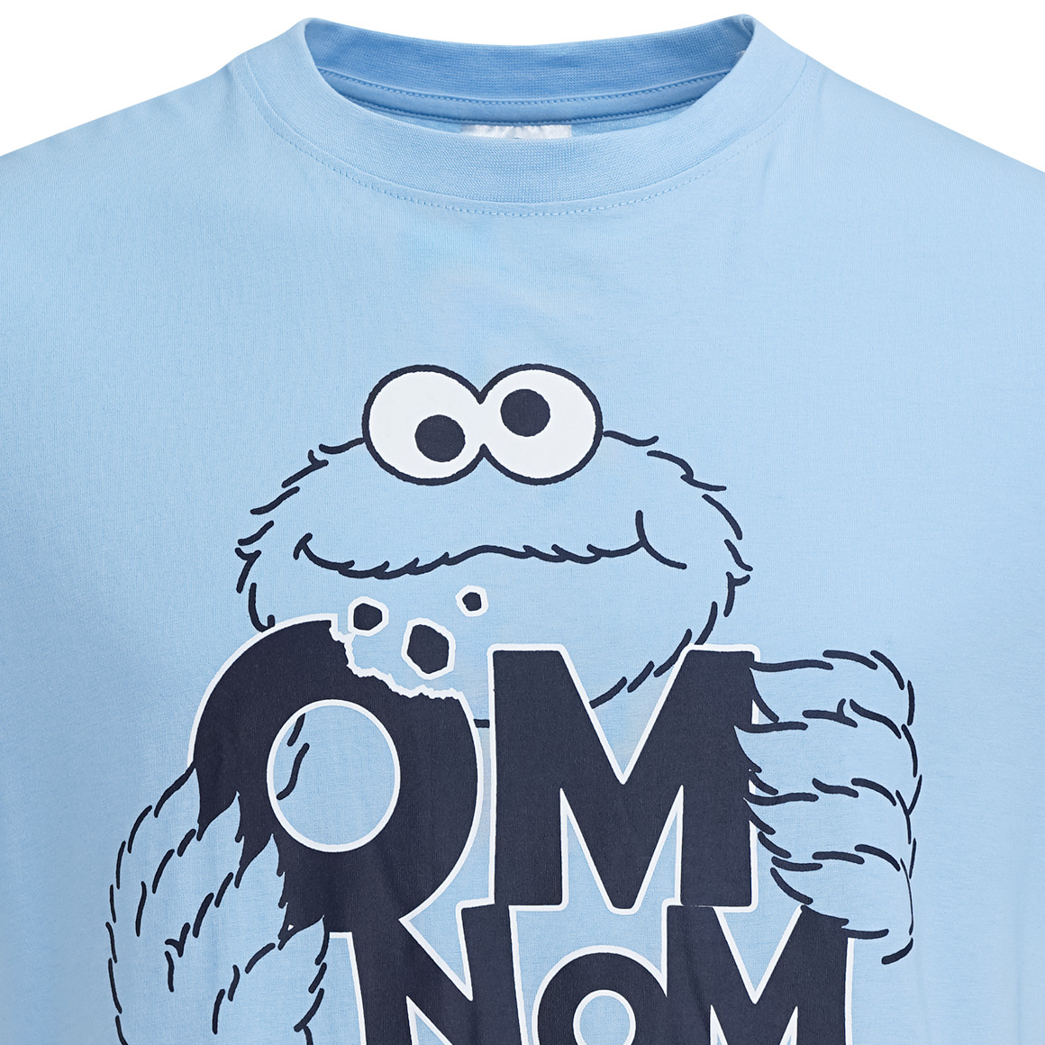 VanVaan Sesamstraße Shorty mit Krümelmonster-Print hellblau