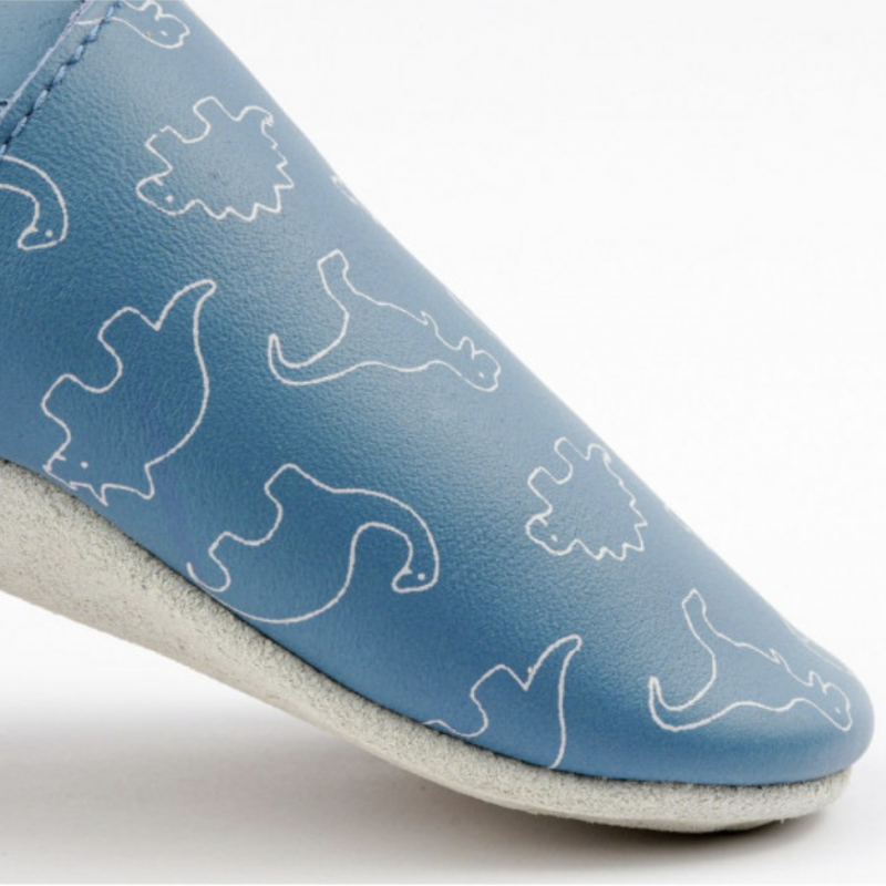 Bobux Bobux chaussons dino bleu