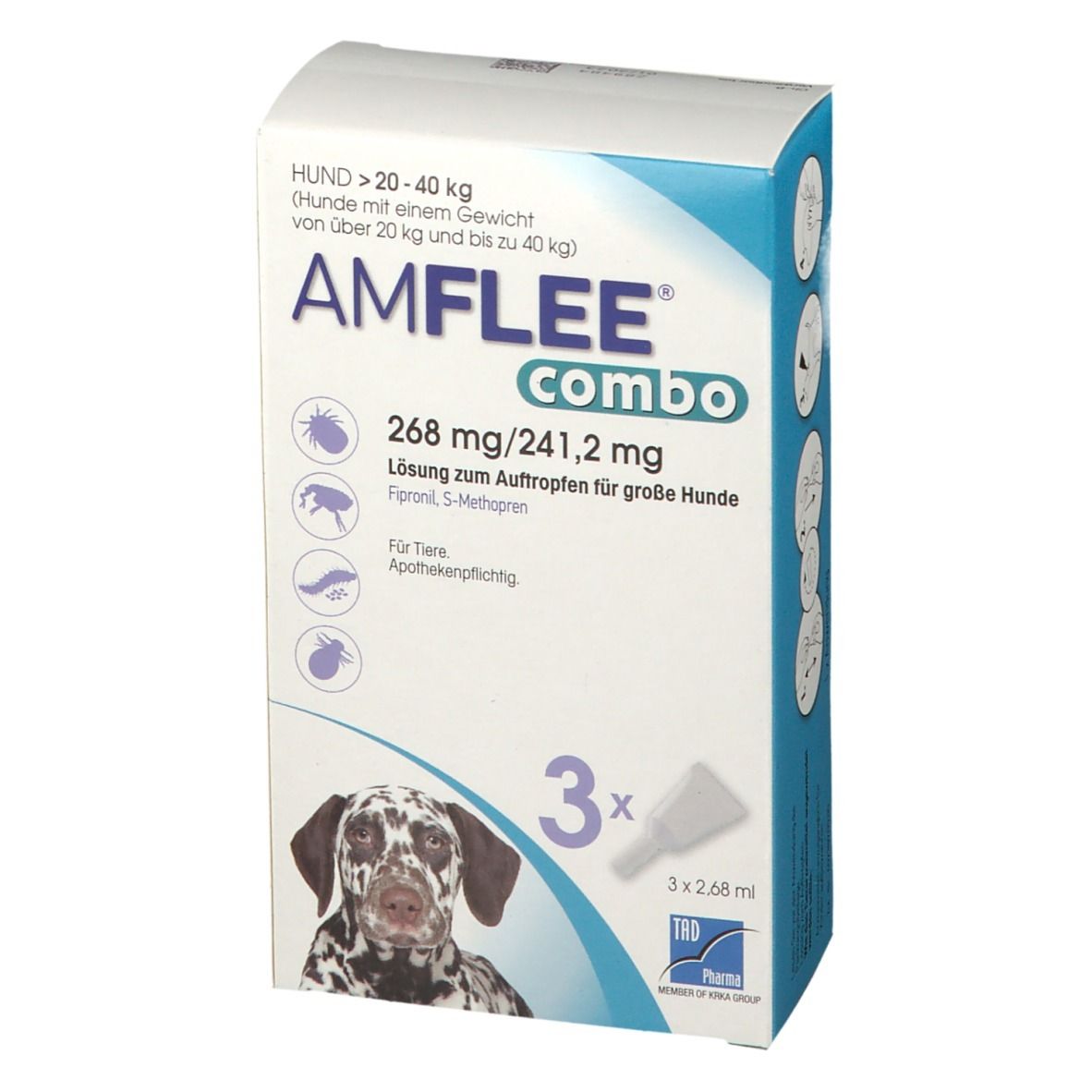 Amflee® combo 268 mg/241,2 mg für große Hunde