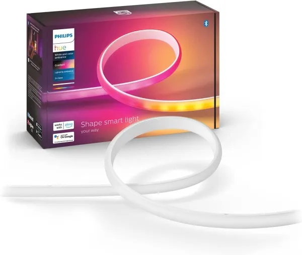 Philips Hue White and Colour Ambiance Gradient - Lysrem - LED - 20 W - 2200-6500 K - 200 cm - hvid