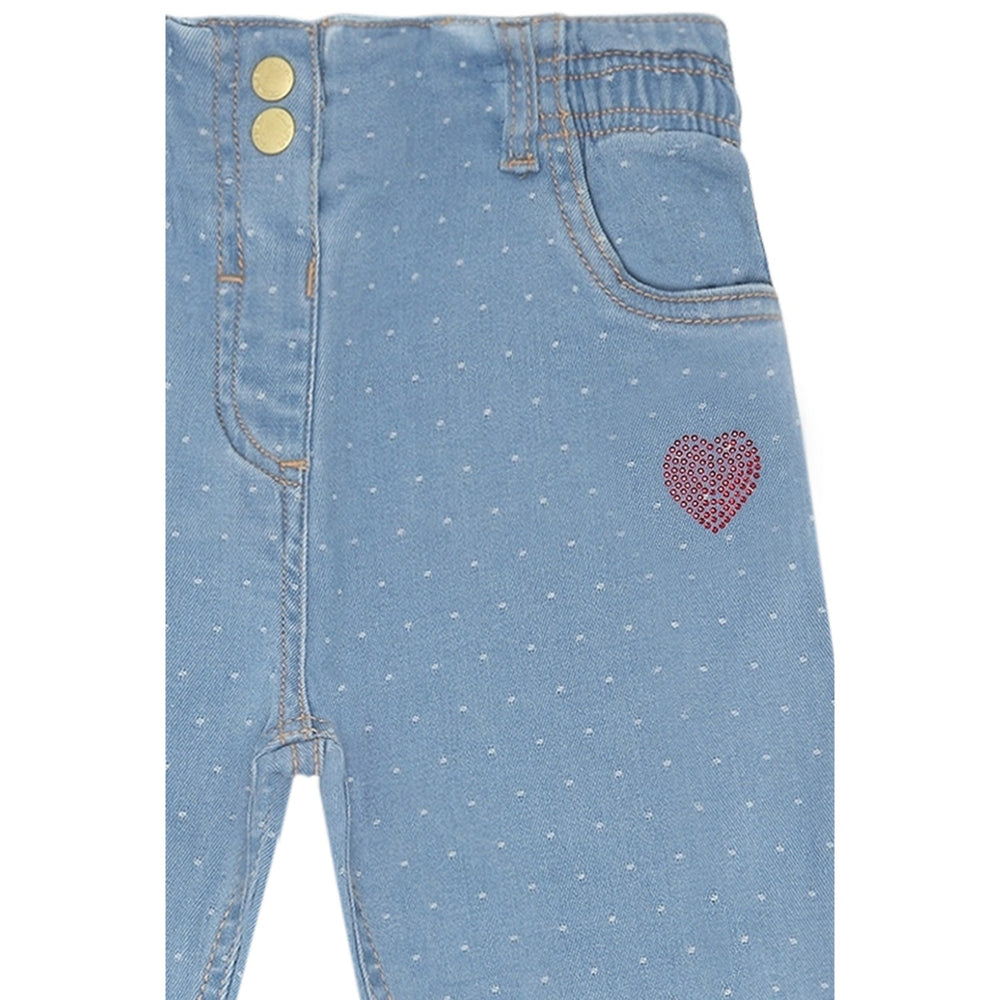 Køb Hust & Claire Blue Denim Theresa Dotty Denim