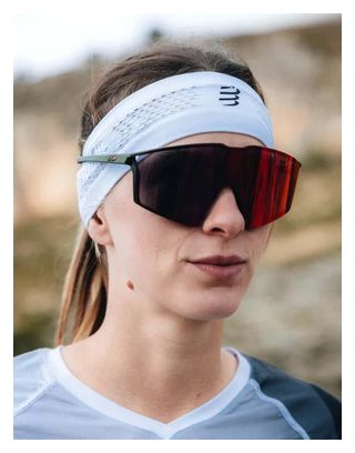 Bandeau Compressport Thin On/Off Blanc