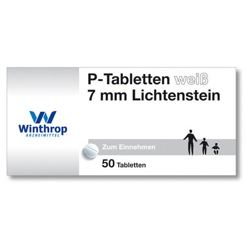 P-Tabletten weiß 7 mm Lichtenstein