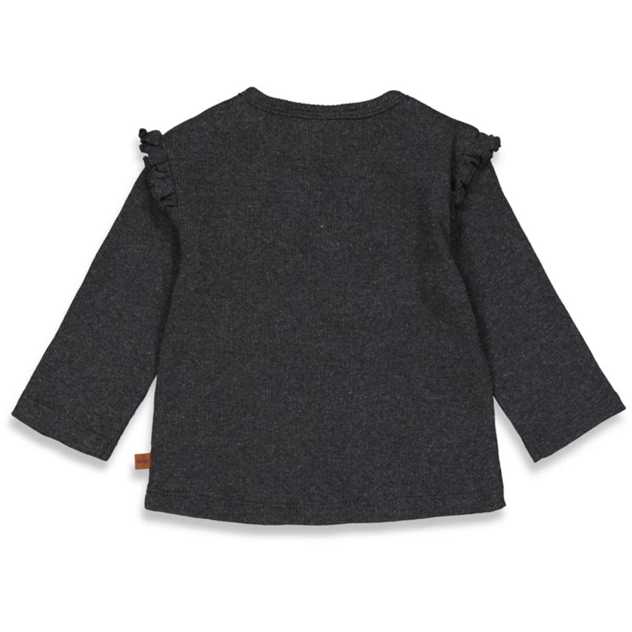 Feetje Langarmshirt Wild Antraciet Melange