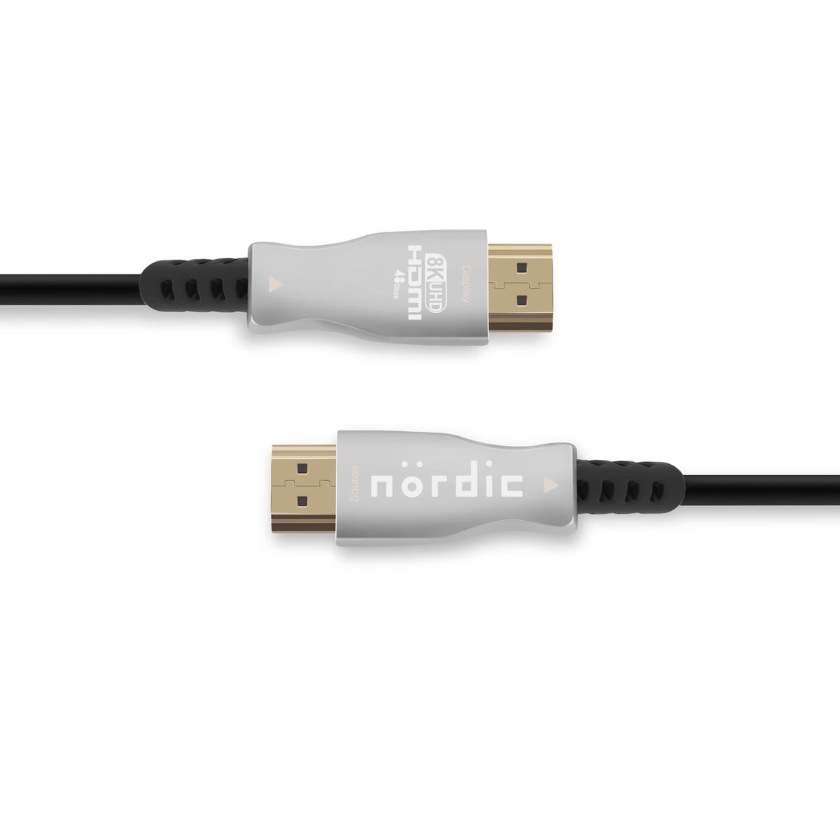 NÖRDIC CERTIFIED 10m Ultra High Speed ​​​​HDMI 2.1 aktiv AOC optisk fiberkabel 8K 60Hz 4K 120Hz 48Gbps Dynamic HDR, eARC, VRR