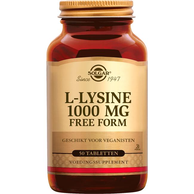 Solgar L-Lysine 1000 mg 50 tabletten