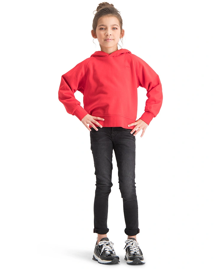 Kapuzen-Sweatshirt G-BASIC in classic red