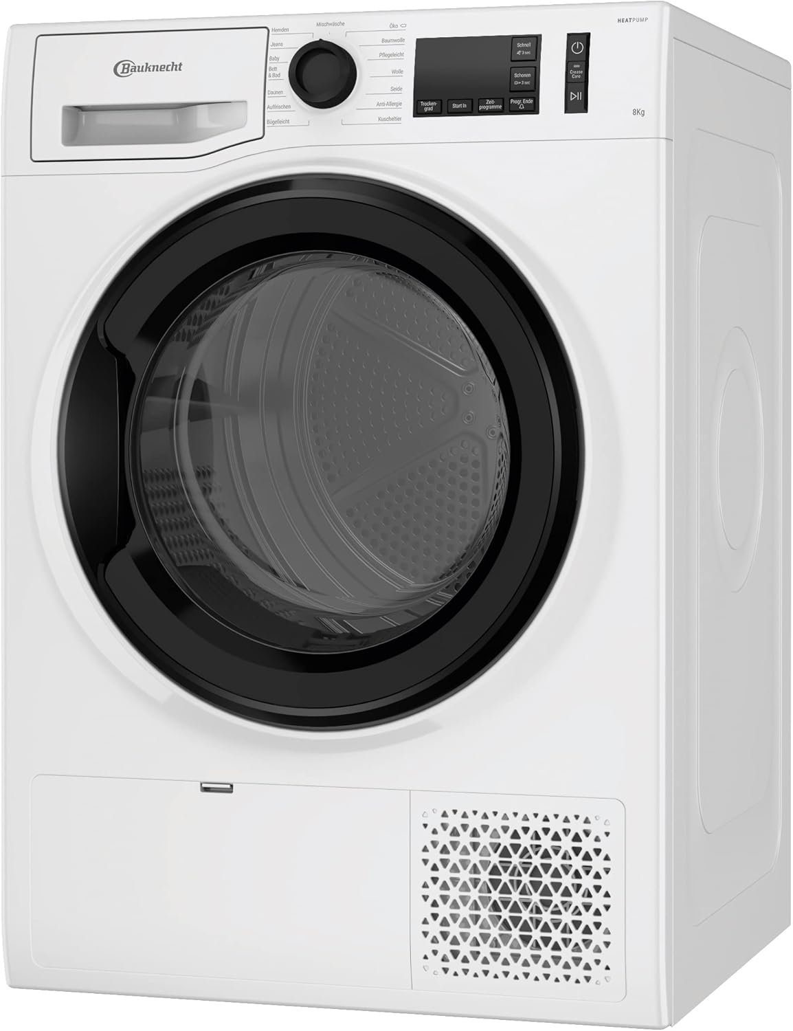 Bauknecht T Soft M11 82 N Wärmepumpentrockner /8kg /EEK A++ /Crease Care - knitterfreie Wäsche/ EasyCleaning-Filter / Auffrischen-Programm/ Baby-Programm/Anti-Allergie-Programm/Kuscheltier Programm