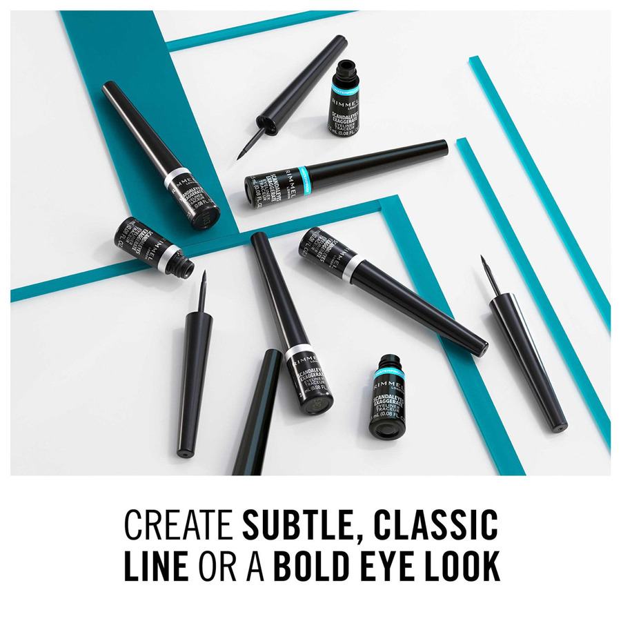 Rimmel London Exaggerate Liquid Eyeliner #001 Black 2,5ml