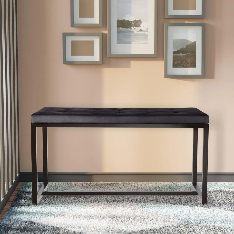 CLP 2-zits Bankje Barci 100 cm - zwart