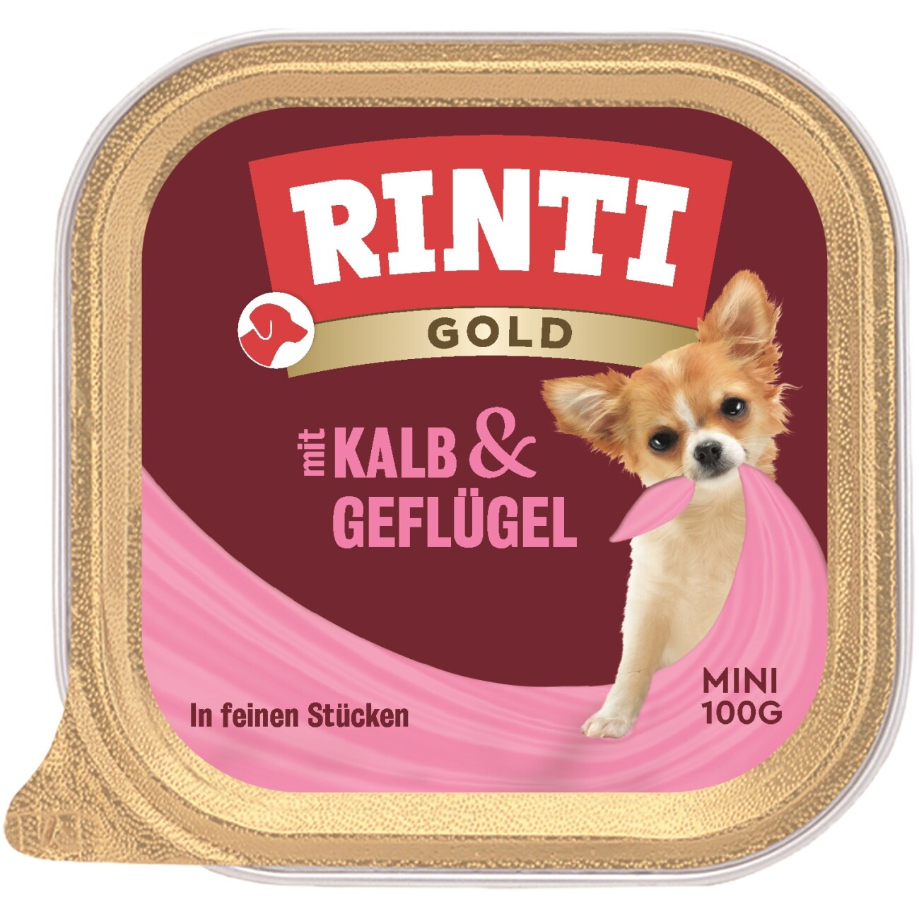 RINTI Gold Mini 16x100g Kalb und Geflügel