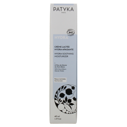 Crème lactée hydra-apaisante Patyka Bio - Peaux normales