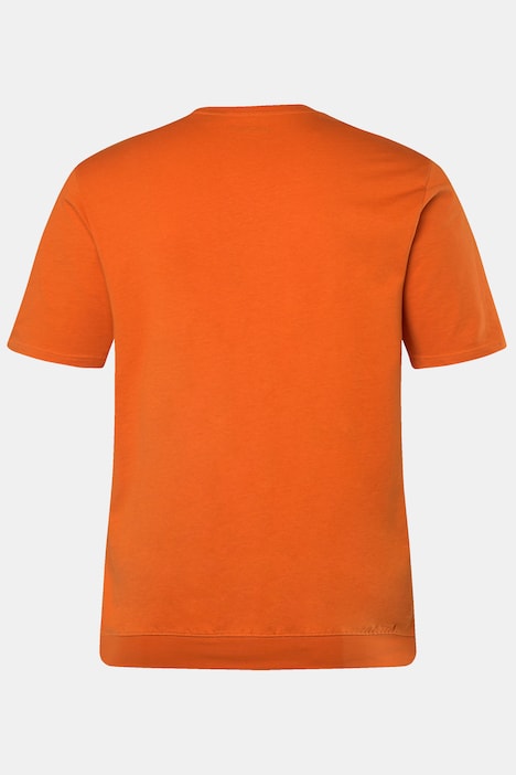 Men+ T-Shirt, Halbarm, Bauchfit, Frontdruck, bis 8 XL