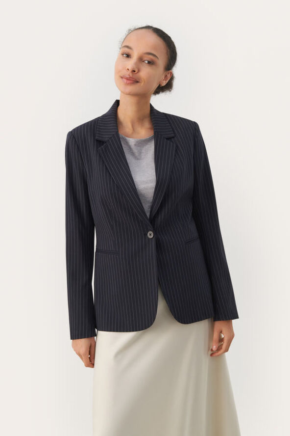 Part Two TaylorsPW BZ Dark navy pinstripe