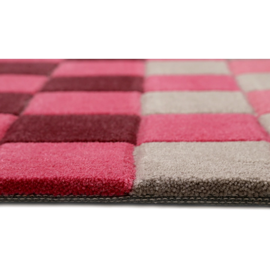 Esprit Kurzflorteppich Pixel rot