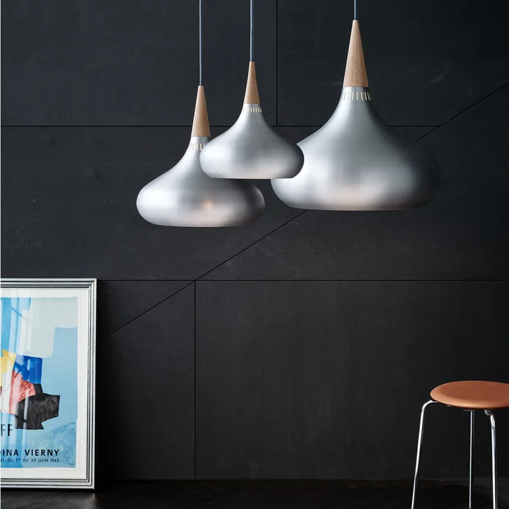 Fritz Hansen - Orient Pendelleuchte P2 Ø 34 cm, Aluminium