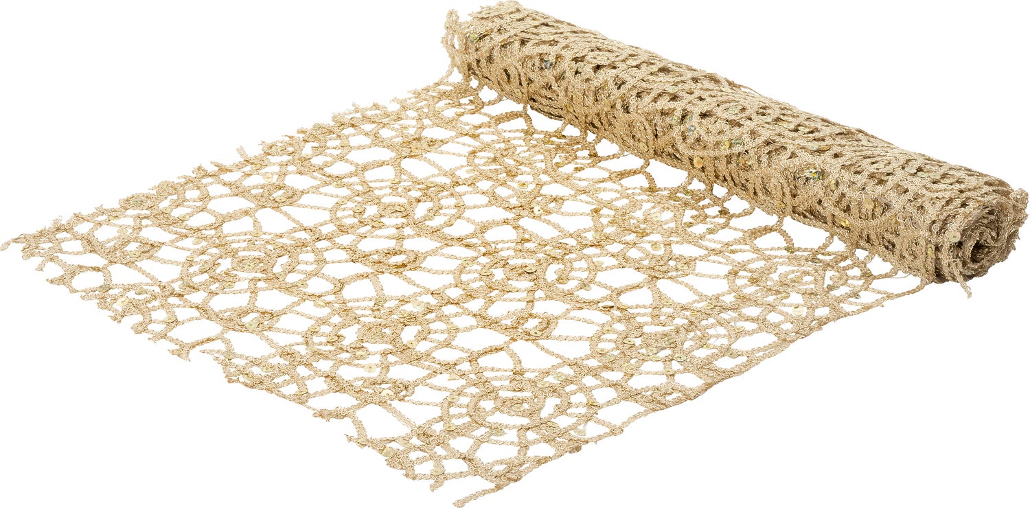 Intratuin tafelloper Senna goud 200 x 35 cm